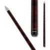 Action VAL03 Value Series Pool Cue - 58" Cue - Hard Maple Shaft with 13mm Boar Skin Tip - Blood Red and Black Swirl, 18oz view 2