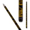 Action VAL04 Value Series Pool Cue - 58" Cue - Hard Maple Shaft with 13mm Boar Skin Tip - Gold and Black Swirl, 18oz view 2
