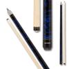 Action VAL05 Value Series Pool Cue - 58" Cue - Hard Maple Shaft with 13mm Boar Skin Tip - Blue and Black Swirl, 18oz view 1