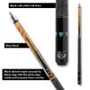 Athena ATH04 Pool Cue - Blue Heart - 21oz view 3