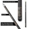 Athena ATH35 Butterflies Pool Cue - 18oz view 3