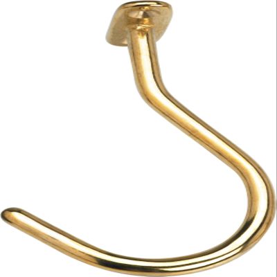 Action Brass Face Mount Hook for Pool Table, Large