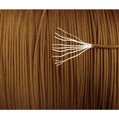5col 550 Type 3 Nylon Parachute Paracord - MIL-C-5040H & PIA-C-5040 (Coyote Brown, 250 Feet)