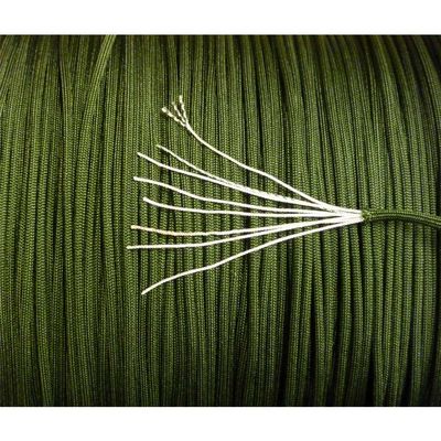 5col 550 Type 3 Nylon Parachute Paracord - MIL-C-5040H & PIA-C-5040 (Camo Green, 100 Feet)