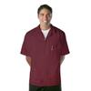 Fame Unisex Zipper Smock - Burgundy/XS (K4-82635) view 2