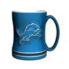 NFL Detroit Lions Sculpted Relief Mug, 14-ounce, Honolulu Blue view 1