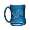 NFL Detroit Lions Sculpted Relief Mug, 14-ounce, Honolulu Blue view 3