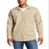 Dickies Occupational Workwear LL535DS 4XL Polyester/Cotton Men's Long Sleeve Industrial Work Shirt, 4X-Large, Desert Sand view 1