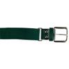 CHAMPRO mens With Leather Tab Brute Baseball Belt, Forest Green, Youth US view 3