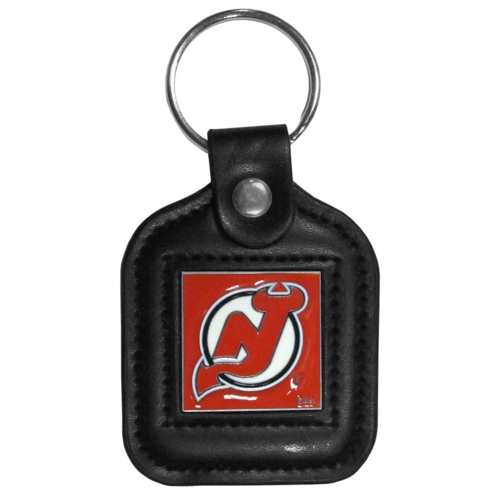 NHL Siskiyou Sports Fan Shop Philadelphia Flyers Square Leather Key Chain One Size Black