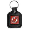 NHL Siskiyou Sports Fan Shop Philadelphia Flyers Square Leather Key Chain One Size Black view 1
