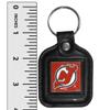 NHL Siskiyou Sports Fan Shop Philadelphia Flyers Square Leather Key Chain One Size Black view 3