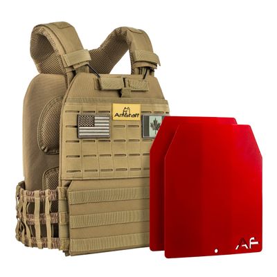AmStaff Fitness Tactical Weighted Vest - Adjustable Weight Vests for Men & Women - Versatile Wearable Weighted Vest for Fitness Workouts, Strength and Endurance Training, Running, WO - (14lb)