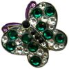 Butterfly with Crystals Golf Ball Marker with Golden Harvest Hat Clip view 1