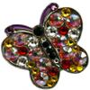 Butterfly with Crystals Golf Ball Marker with Golden Harvest Hat Clip view 1