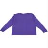 LAT Youth 100% Cotton Jersey Crew Neck Long Sleeve Tee, Purple, X-Large view 2