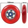 TGM Skateboards Replacement Razor Scooter Wheels, ABEC 7 Bearings, Handle Bar Grips (Red/Orange) view 4