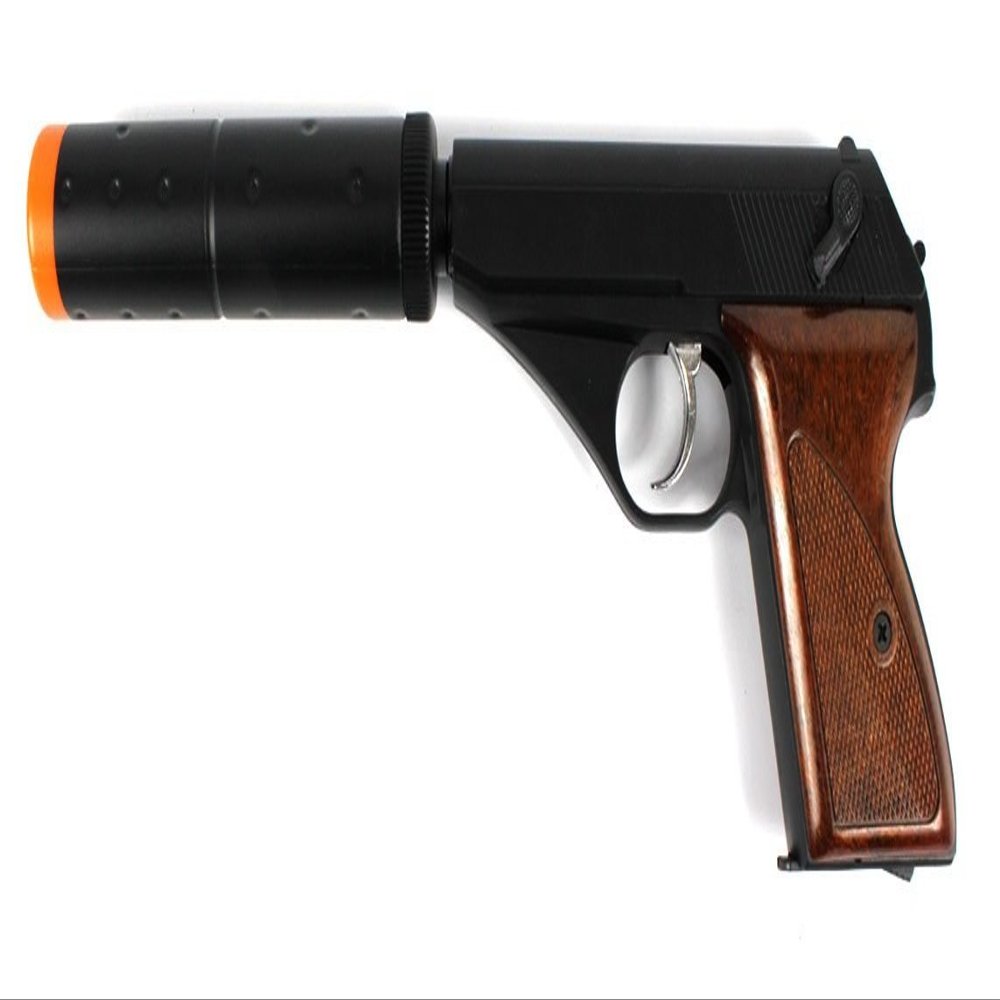 hfc 106 gas airsoft pistol green gas semi auto fps-250 (black)(Airsoft Gun)