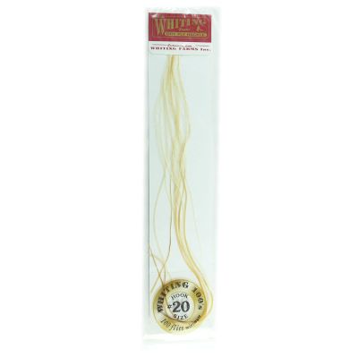 Whiting 100's Dry Fly Hackle - Lt. Ginger Size 20 - Fly Tying