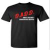 Dads Against Daughters Dating D.A.D.D. Funny Adult Black w/Red T-Shirt Tee (4X-Large) view 1