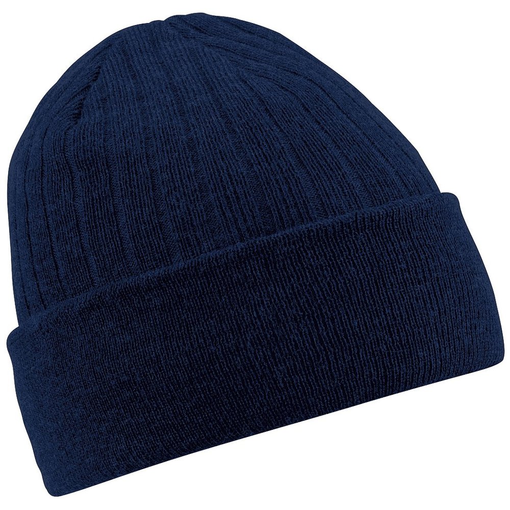 Beechfield Thinsulate Thermal Winter/Ski Beanie Hat (One Size) (French Navy)