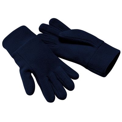 Beechfield Unisex Suprafleece Anti-Pilling Alpine Winter Gloves (S) (French Navy)