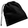 Beechfield Unisex Suprafleece Anti-Pilling 2in1 Winter Hat and Neck Warmer/Snood (One Size) (Black) view 1