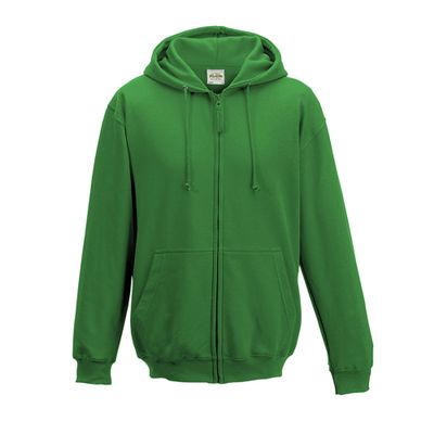 Awdis Plain Mens Hooded Sweatshirt/Hoodie/Zoodie (M) (Kelly Green)