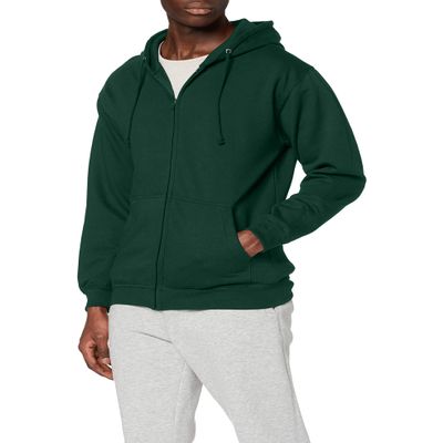 AWDis Men's Zoodie, Bottle Green, XX-Large
