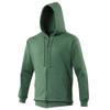 AWDis Men's Zoodie, Bottle Green, XX-Large view 3