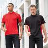 Finden & Hales Mens Panel Performance Sports Polo T-Shirt (XS) (Red/Black) view 3