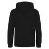 Awdis Mens Varsity Hooded Sweatshirt/Hoodie/Zoodie (XL) (Fire Red/Jet Black) view 3