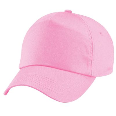 Beechfield Plain Unisex Junior Original 5 Panel Baseball Cap (One Size) (Classic Pink)