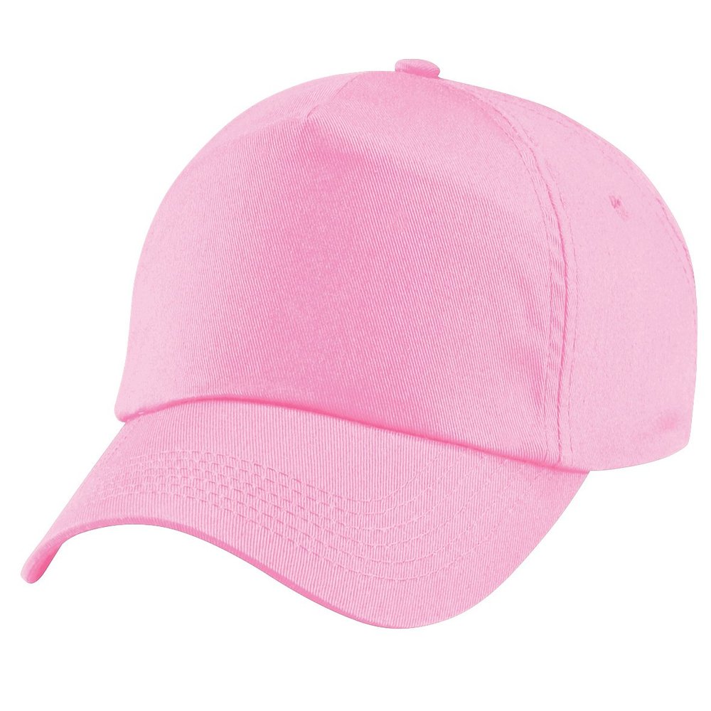 Beechfield Plain Unisex Junior Original 5 Panel Baseball Cap (One Size) (Classic Pink)