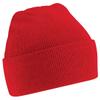 Beechfield Soft Feel Knitted Winter Hat (One Size) (Classic Red) view 1