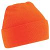 Beechfield Soft Feel Knitted Winter Hat (One Size) (Orange) view 1
