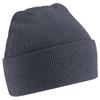 Beechfield Soft Feel Knitted Winter Hat (One Size) (Graphite Gray) view 1