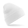 Beechfield Soft Feel Knitted Winter Hat (One Size) (White) view 1