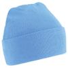 Beechfield Soft Feel Knitted Winter Hat (One Size) (Sky Blue) view 1