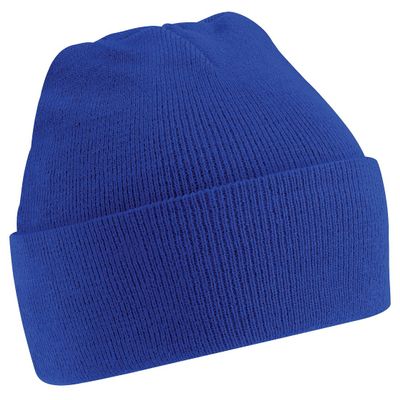 Beechfield Soft Feel Knitted Winter Hat (One Size) (Bright Royal)