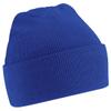 Beechfield Soft Feel Knitted Winter Hat (One Size) (Bright Royal) view 1