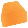 Beechfield Soft Feel Knitted Winter Hat (One Size) (Fluorescent Orange) view 1