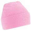 Beechfield Soft Feel Knitted Winter Hat (One Size) (Classic Pink) view 1