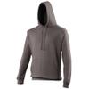 AWDis Unisex College Hooded Sweatshirt/Hoodie (M) (Steel Gray) view 1