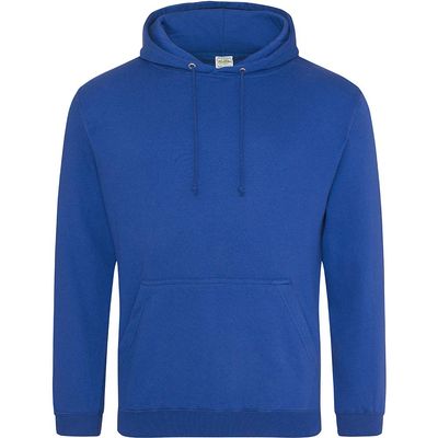 Awdis Unisex College Hooded Sweatshirt/Hoodie (S) (Royal Blue)