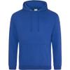 Awdis Unisex College Hooded Sweatshirt/Hoodie (S) (Royal Blue) view 1