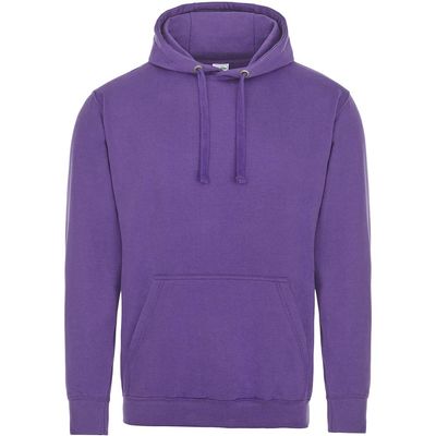 AWDis Unisex College Hooded Sweatshirt/Hoodie (XL) (Purple)