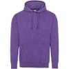 AWDis Unisex College Hooded Sweatshirt/Hoodie (XL) (Purple) view 1
