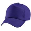 Beechfield Unisex Plain Original 5 Panel Baseball Cap (One Size) (Purple) view 1