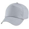 Beechfield Unisex Plain Original 5 Panel Baseball Cap (One Size) (Light Grey) view 1